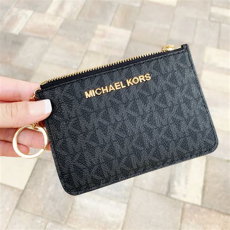 michael kors coin pouch with id|Michael Kors Jet Set Travel Small Top Zip Coin Pouch with ID .